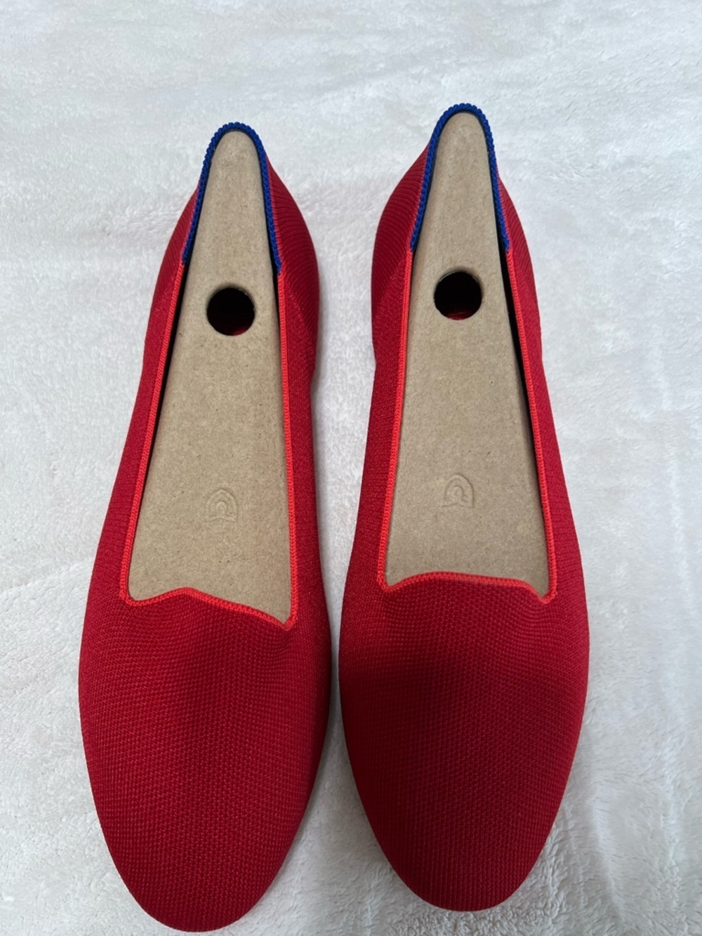 NIB Rothy’s Lounge Loafer Bombshell Red Size 10.5 - Picture 11 of 12